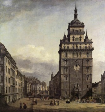 ベルナルド・ベロット Painting - ドレスデン都市部の聖クロイツ教会 ベルナルド・ベロット